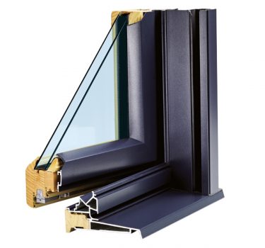 Fenêtre mixte bois-alu détails